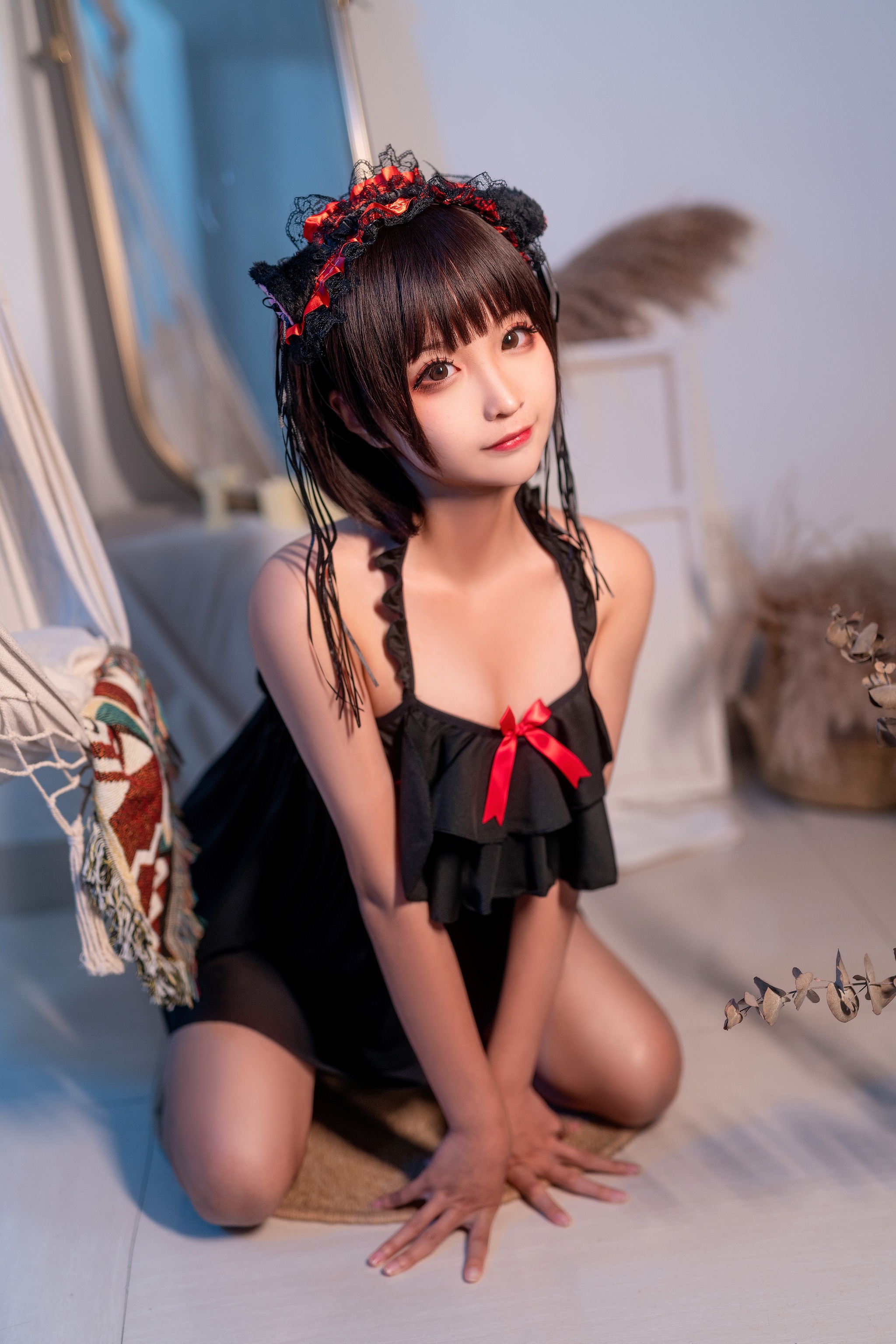蠢沫沫 - NO.027 黑睡裙[40P]-XikXak